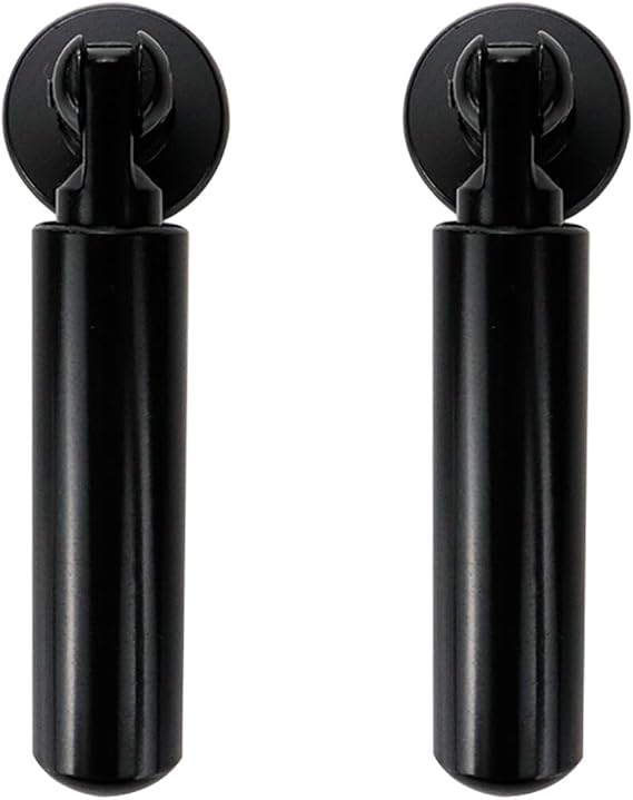 Black Wall Mount Curtain Wire Rod Set Multifunctional