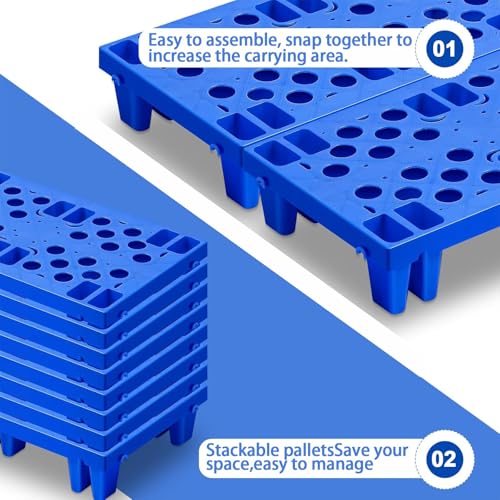 Tapis de grille de ventilation emboîtable imperméable pour sol de sous-sol et garage - 5