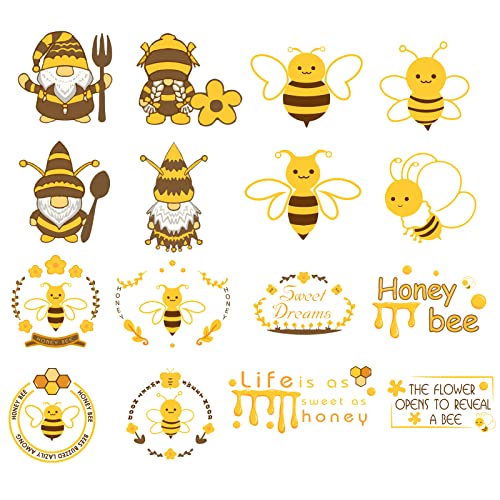 PLIGREAT Bumble Bees Wall Stickers, Peel and Stick Wall Decals - Image 2