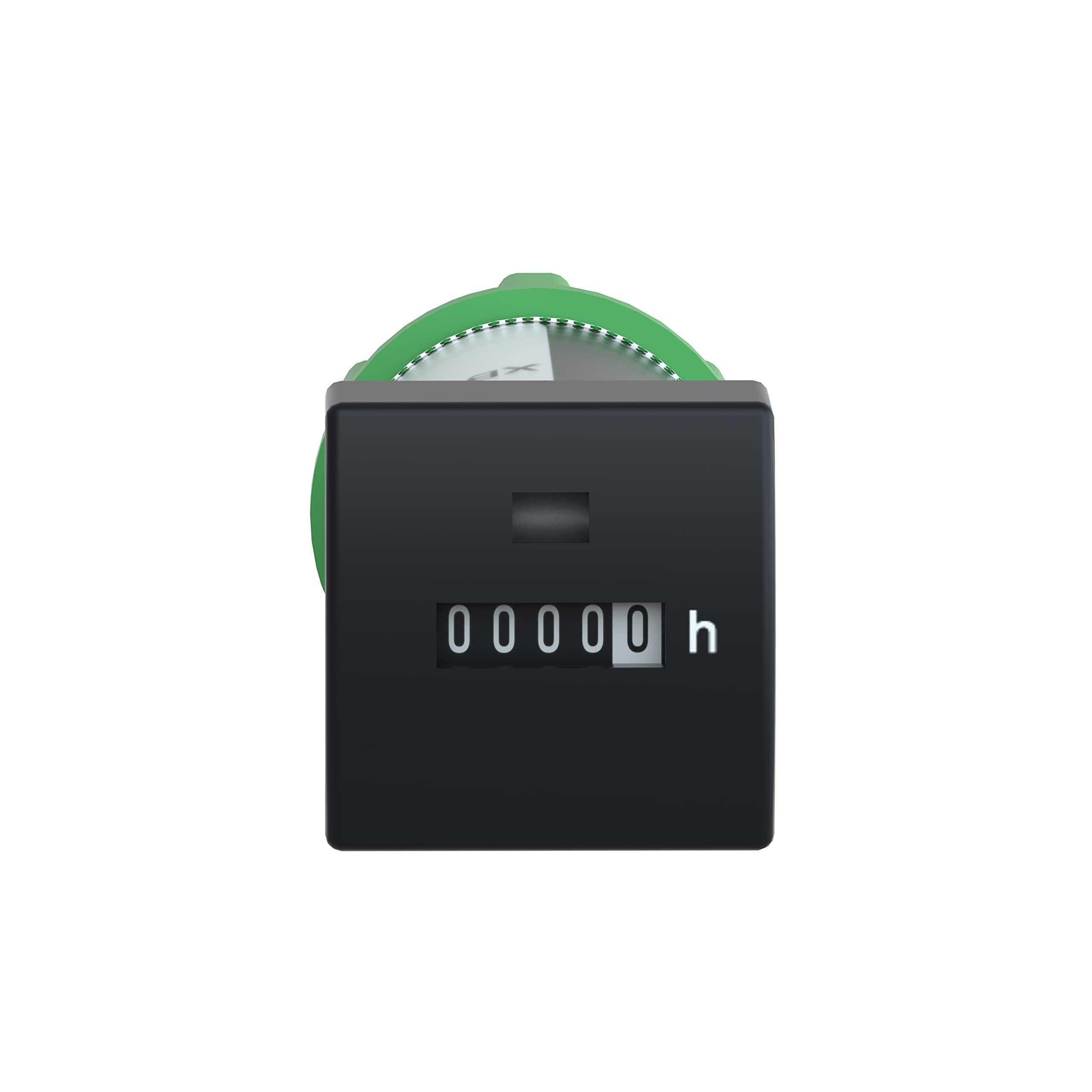 Schneider Electric XB5DSM Contador Horario, Pantalla 5 Dígitos, Mecánica 230-240 V Ca 50 Hzc