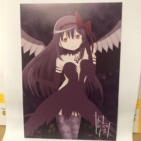 Amazon 鹿目まどか 暁美ほむら 描きおろしイラストカード 劇場版 魔法少女まどかマギカ アニメ 萌えグッズ 通販