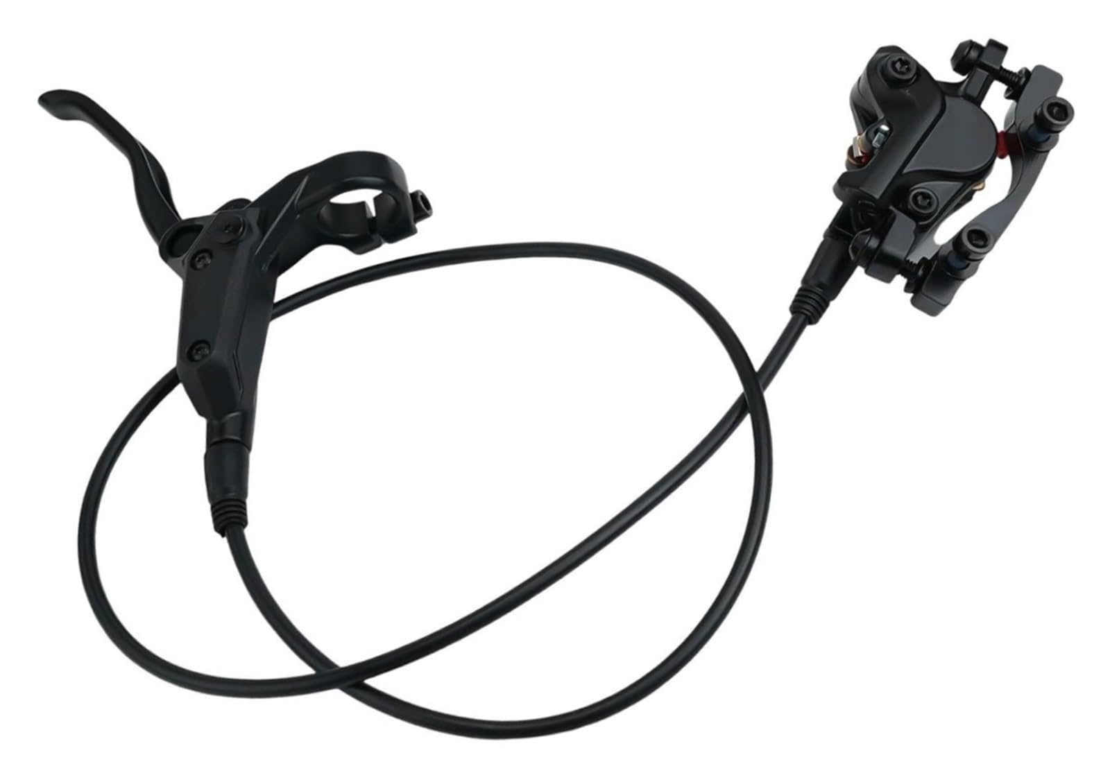 Set freni a disco idraulici for mountain bike, pinze a doppio pistone, lega di alluminio integrata, anteriore 850 mm posteriore 1350 mm for bicicletta MTB