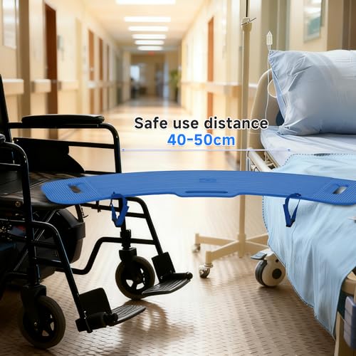 Tabla de transferencia lesolar con asas para mover pacientes en silla de ruedas 6