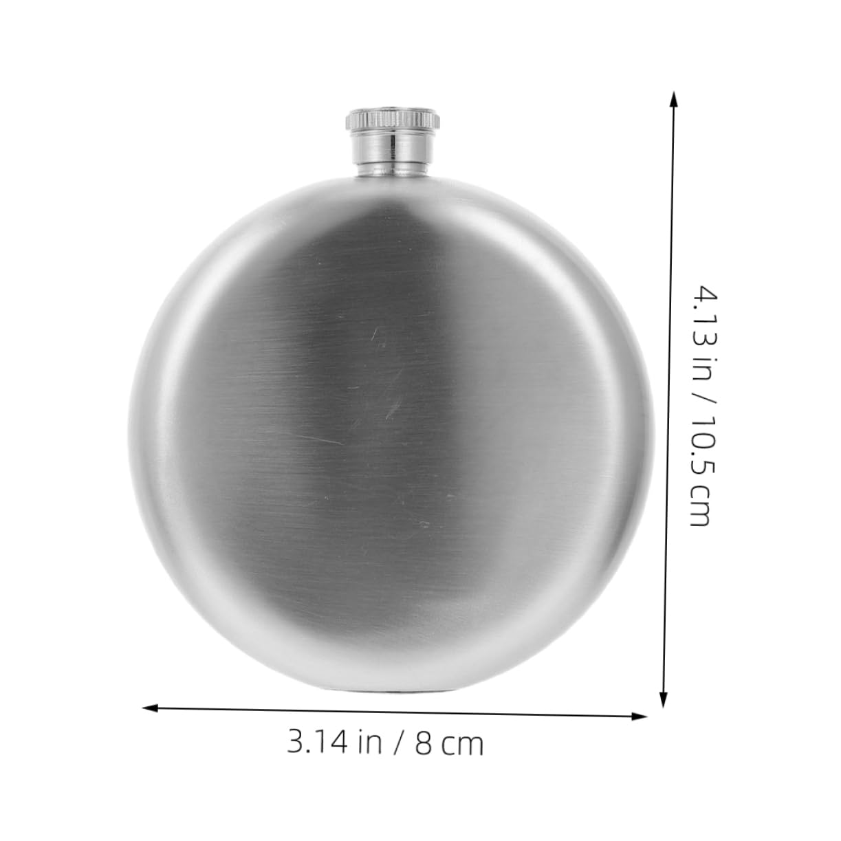 BIUDECO Hip Flask Stainless Steel Portable Flask for Men Women 5 Oz Versatile for Camping Hiking and Fishing Stylish and Ergonomic Design