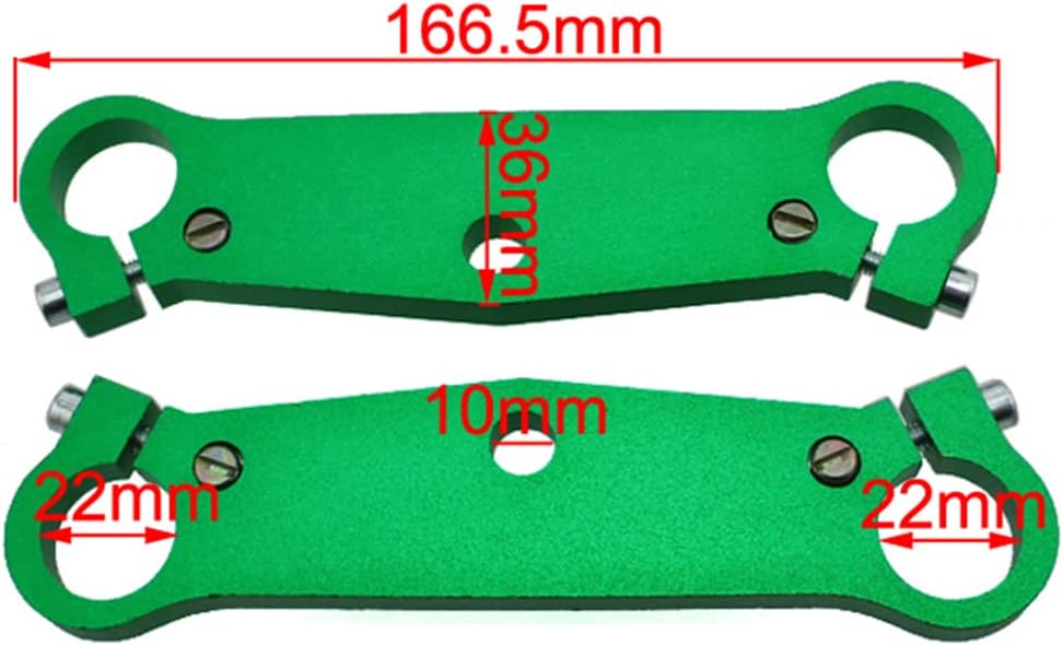 DJ-Motor 2 Strock Mini Bike Front Fork Triple Tree Clamps for 47cc 49cc Pocket Bike Cags Mx-3 GP-RSR MTA1 MTA2 A1 A2 A3