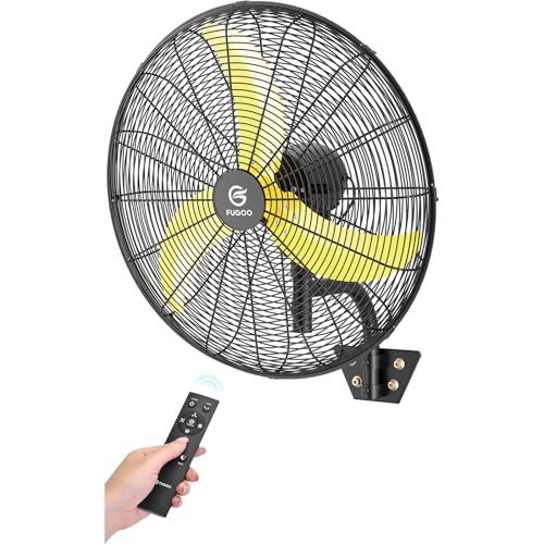 FUGOO 24" Eco BLDC Motor Powerful Airflow Quiet Industrial Outdoor Wall Fan - image 1