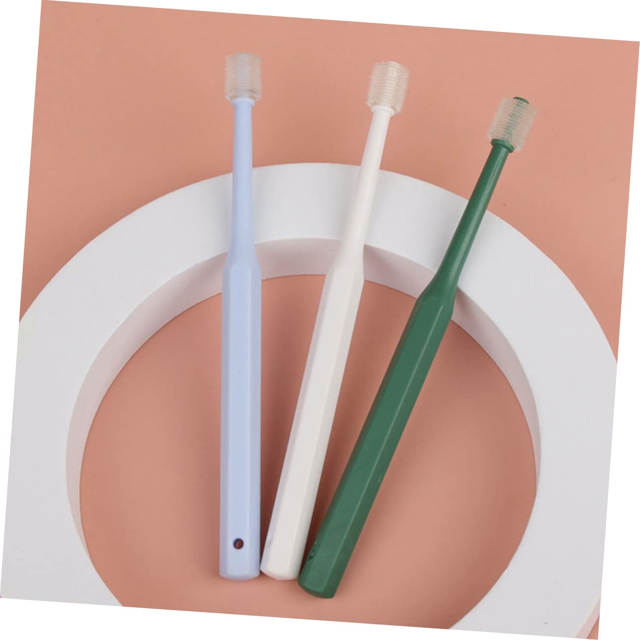 CIYODO 4pcs Pet Toothbrushes Dog Cat Puppy Oral Care Brush Set Portable Pet Supplies