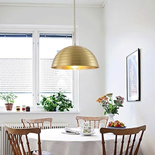 Suspension en Laiton E27 de style post-moderne et nordique pour une décoration haut de gamme