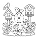 Garden Corners: Bold and Easy Coloring Book