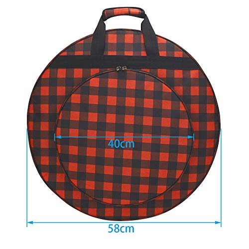 image for CHENGDE 22.8” Cymbal Bag, Drumstick Carrying Case, Padded Cymbal Sto