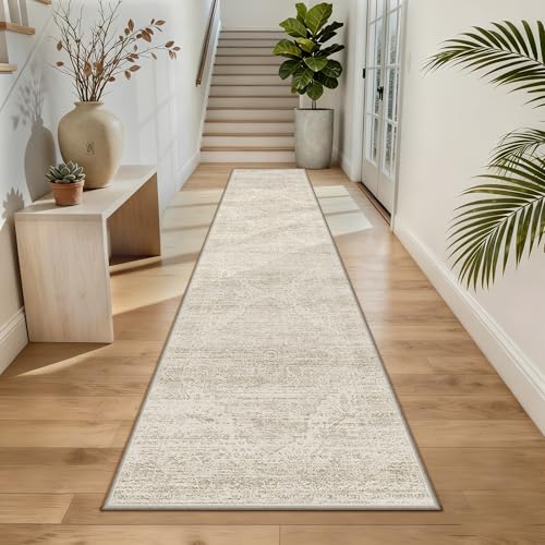 Hallway Runner Rugs for 2x10 Long Rug Runners,Non-Slip Washable Kitchen Runner Rug,Vintage Stain Resistant Floor Carpet Rugs for Living Room,Bedroom,Hallways,Entryway