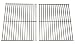 Music City Metals 41102 Chrome Steel Wire Cooking Grid Replacement for Select Gas Grill Models by Arkla, Charmglow and Others, Set of 2