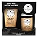 Dionis Goat Milk Skincare Vanilla Bean Scented Whipped Body Scrub & Lotion Gift Set - Moisturize & Restore All Skin Types - Gentle Chamomile Blended Exfoliating Sugar Scrub & Hydrating Body Cream Set, 6 oz & 8.5 oz (Vanilla Bean)