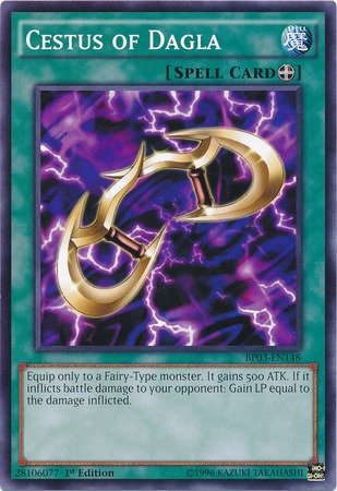 Amazon.com: YU-GI-OH! - Cestus of Dagla (BP03-EN148) - Battle Pack 3:  Monster League - 1st Edition