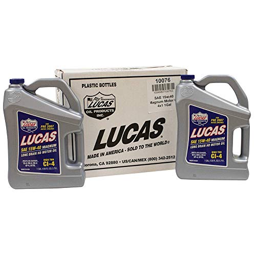Aceite para motor Lucas Oil 15W-40 4 galones