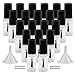 GTHER 20PCS 5ML Small Empty Nail Polish Glass Bottles with Brush Cap & Funnel & Mixing Balls for Nail Art Sample