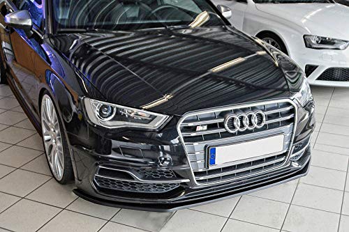 Aileron de pare-chocs avant pour Audi A3 S3 8V spoiler lame bas de caisse