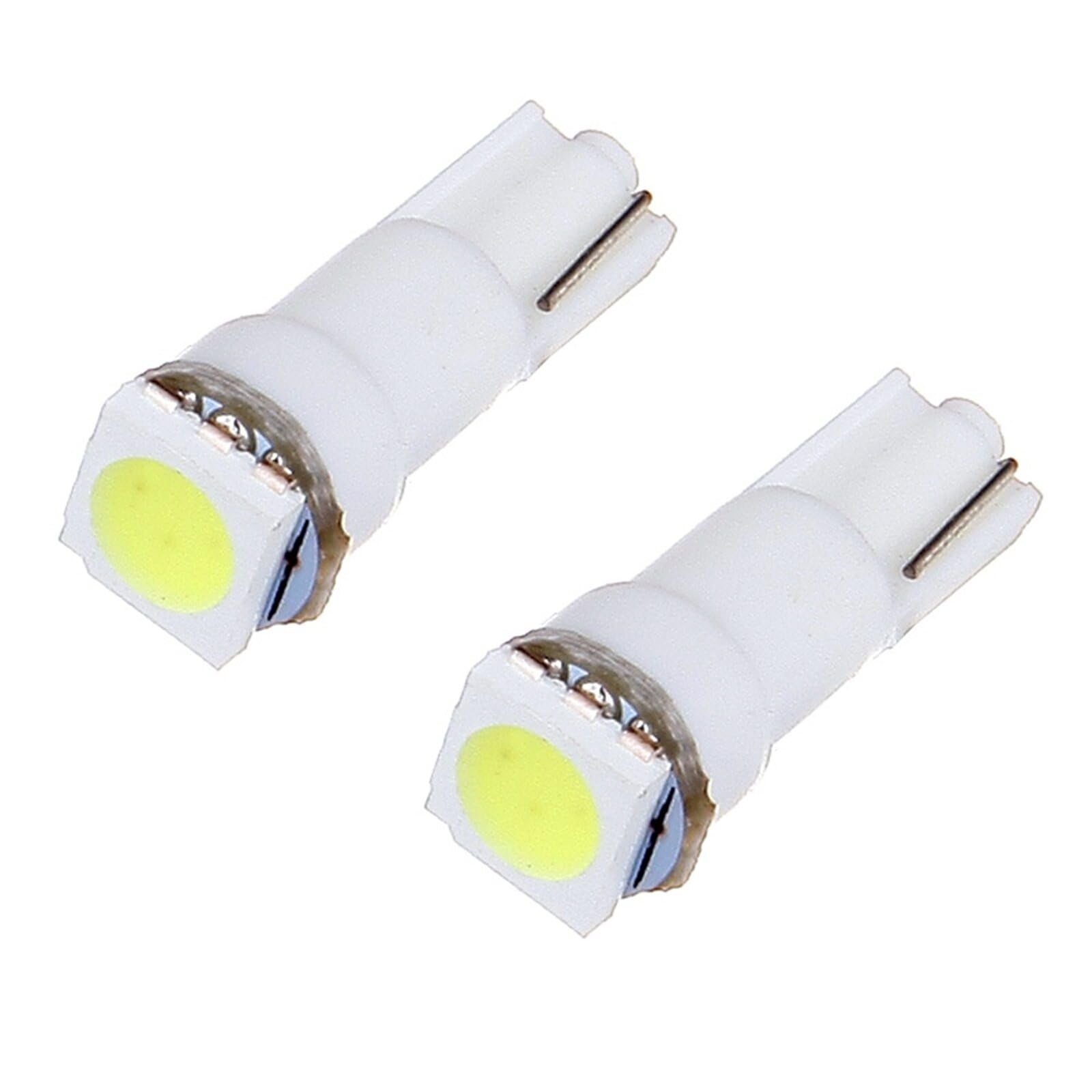 ECCPP Stepper Motors & Instrument Cluster Dash Panel Lights with Twist Lock Socket X27 White Stepper Motor T5-1-5050-SMD-White T5-Twist Lock 25 168, XC5 168, X15 168