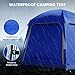 SUV Tents for Camping, Car Tents for Camping 4-6 People, PU 3000mm Waterproof SUV Tent Attachment Tailgate Tent for Car, Spacious Space 8.2'L x 8.2'W x 7.2'H with 2 Awnings & Double Door