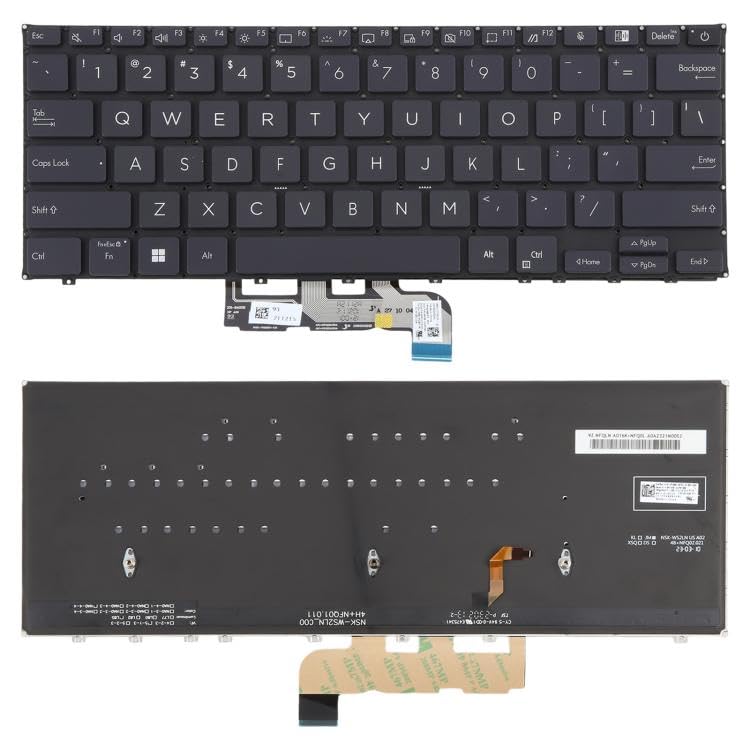 Clavier d'ordinateur portable rétroéclairé version américaine pour ASUS ExpertBook B9450