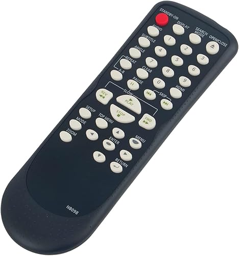 GHUST NB098UD NB098 - Control remoto de repuesto para reproductor de CD DVD Magnavox NB091UD NB091 DP170MGXF MDV3000 MDV3110 MDV3300 MDV3300