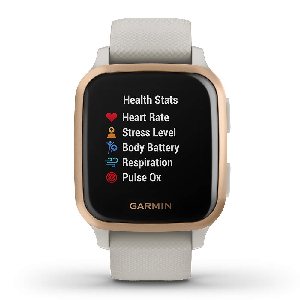Garmin Venu Sq Music (Light Sand/Rose Gold) Extra Style Band 