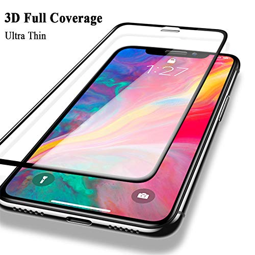 2 Pack【Mirror Effect】Ip X Xs Screen Protector Compatible With Apple Iphone X S Tempered Glass I Phone 10 Sx 10Xs 10S Film Ix Ixs Xphone Protection Film【9H Hardness】【3D Curved】5.8 Inch #TOP2