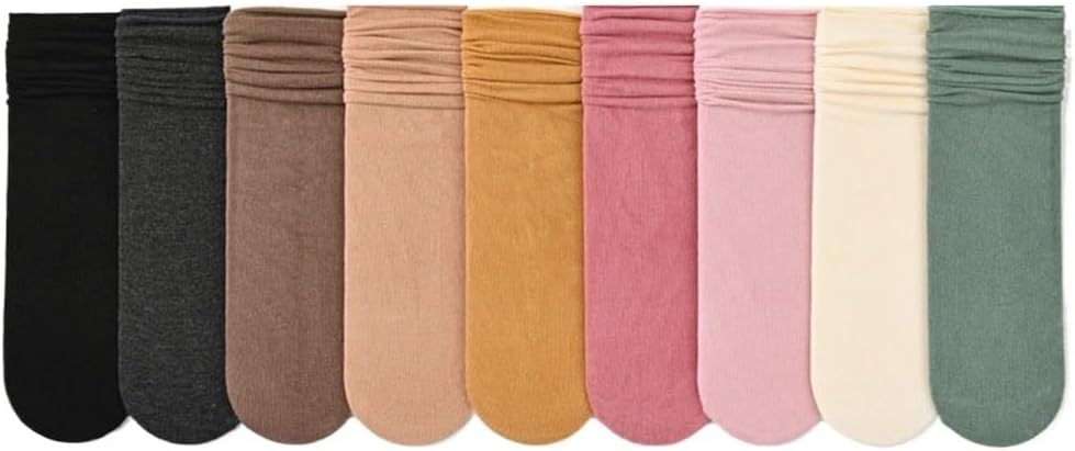 Socks for Children with Curled Edges and Stacked Thin That Resist Pilling and Won Fall off the Tube