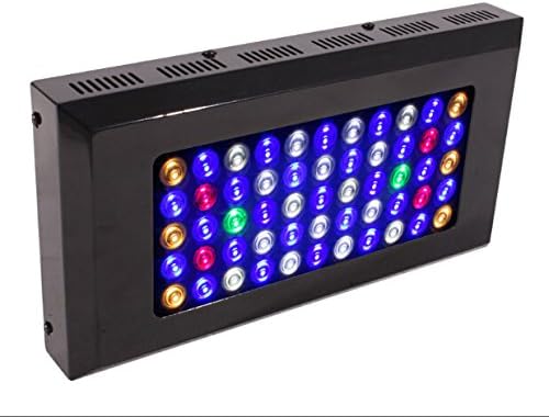 Saltwater 165 watt led aquarium lighting for reef fixture with 2 dimmers ,2 switches dimmable
