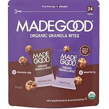 Made so Good Organic Granola Bites, Mixed Berry and Chocolate Chip, 24 Servings, 20.3 oz