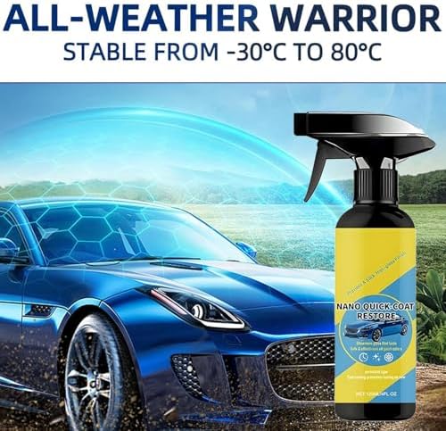 2PCS Nano Quick Coat Restore Coating Spray, 2026 Advanced Nano Quick Effect Coating Agent for Car, Car Coating Spray for Long-Lasting Shine - 2