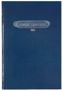 Livro Conta Corrente, Tilibra 12.016-2, Multicor, Pacote com 5 Unidades