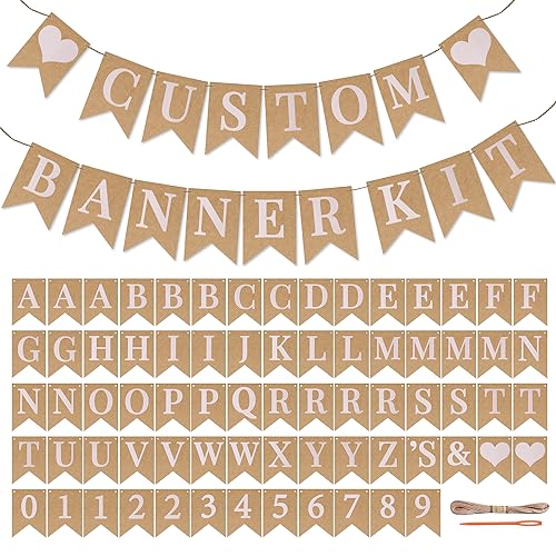 Pecehom Benutzerdefiniertes Banner-Set, wiederverwendbares, personalisiertes Banner, Mr and Mrs Schild, Geburtstag, Hochzeit, Verlobungsfeier, Bride to Be-Banner, Babypartys, Just Married und