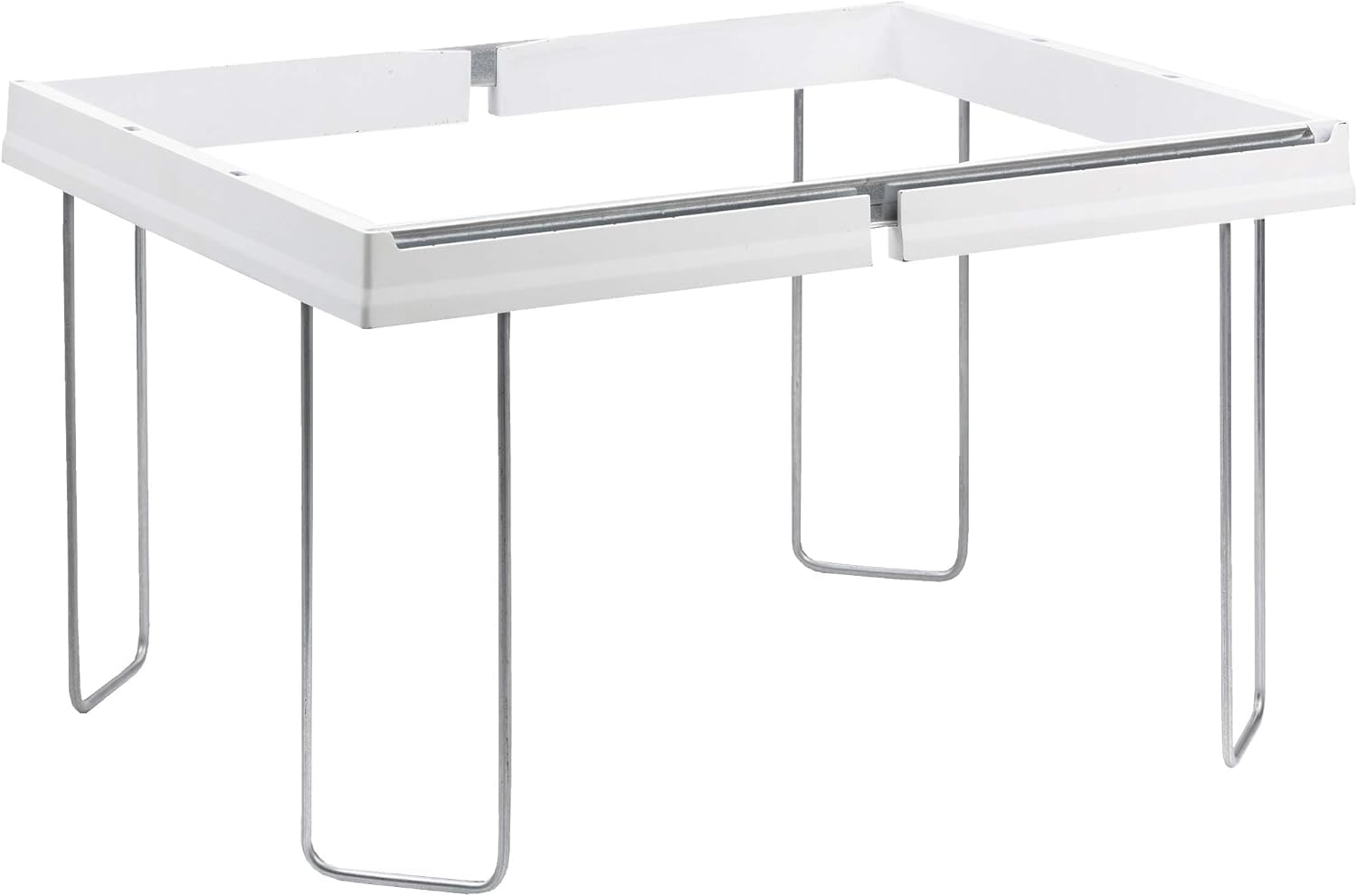 Smead Hanging File Folder Frames, Adjustable, 13” W x 9.25” H x 16”-24” L, White and Silver, Letter Size (64851)