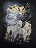  Bushfire Textilposter Wolf und Adler Wolf & Eagle