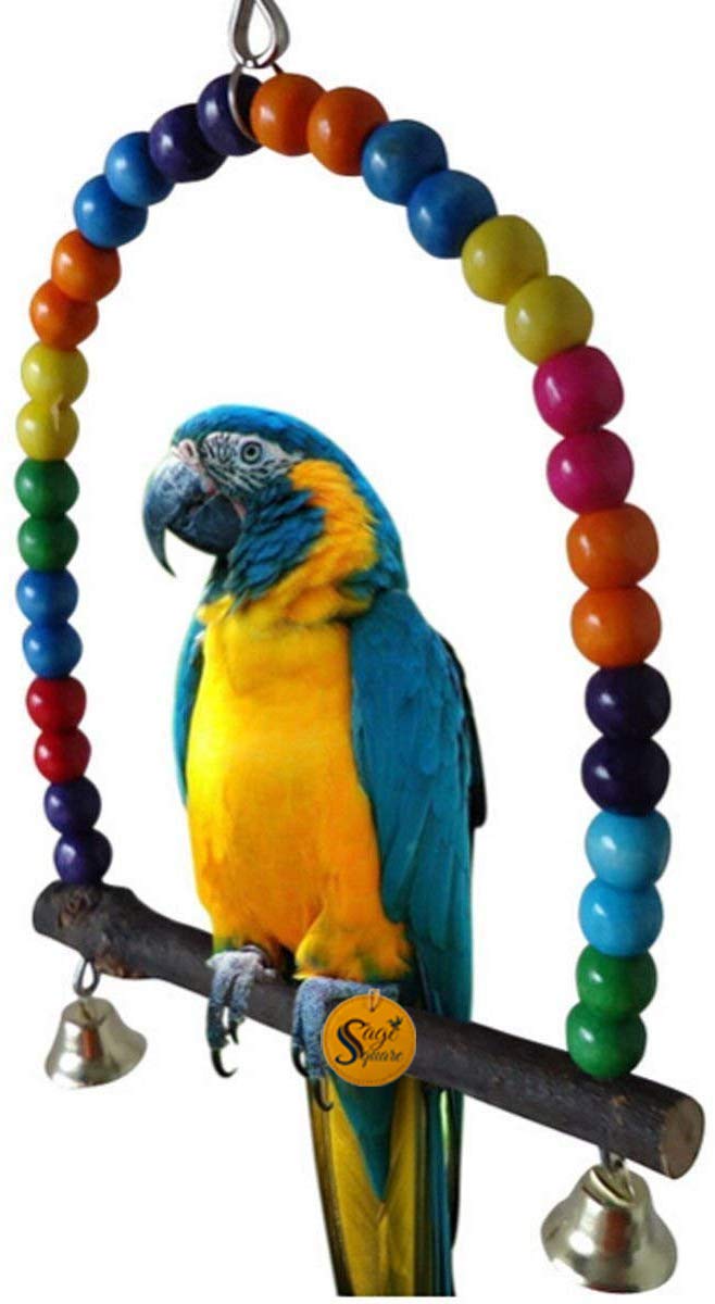 See full amazon price history chart for Sage Sqaure - Your Trusted Companion for Bird Bliss - Strengthen The Bond Between You and Your Feathered Friend, Soar to New Heights of Joy with Sage Sqaure Bird Swing Toy (Large) Sage Sqaure - Your Trusted Companion for Bird Bliss - Strengthen The Bond Between You and Your Feathered Friend, Soar to New Heights of Joy with Sage Sqaure Bird Swing Toy (Large) (B081H95DG9) Amazon Price History, Amazon Price Tracker