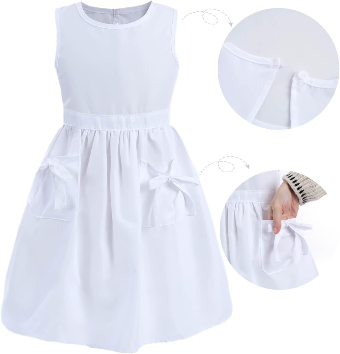 Nuoqi Prairie Dresses for Girls Pioneer Girl Costume Girls Colonial Dress Costume