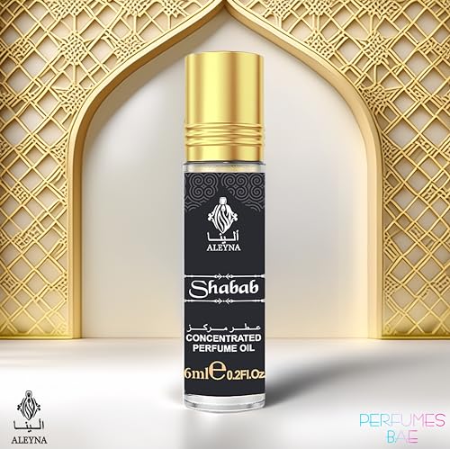 Image of ALEYNA SHABAB Attar Roll-On Perfume, 6ml, White Citrus Floral Fruity Musk Amber Woody Fragrance, Non-Alcoholic, For Men & Women