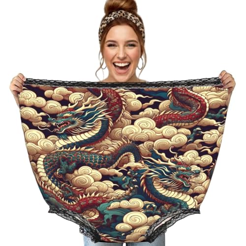 Culotte pour grand-mère Augenstern idée cadeau rigolo motif dragon pour fête et anniversaire