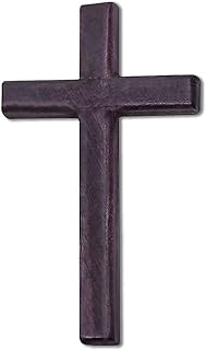 CHENG XIN Christian Wooden Cross Wall Decoration Hand Held Prayer Crosses Palm Sized Christian Gift 4.7 h, with Velvet Bag