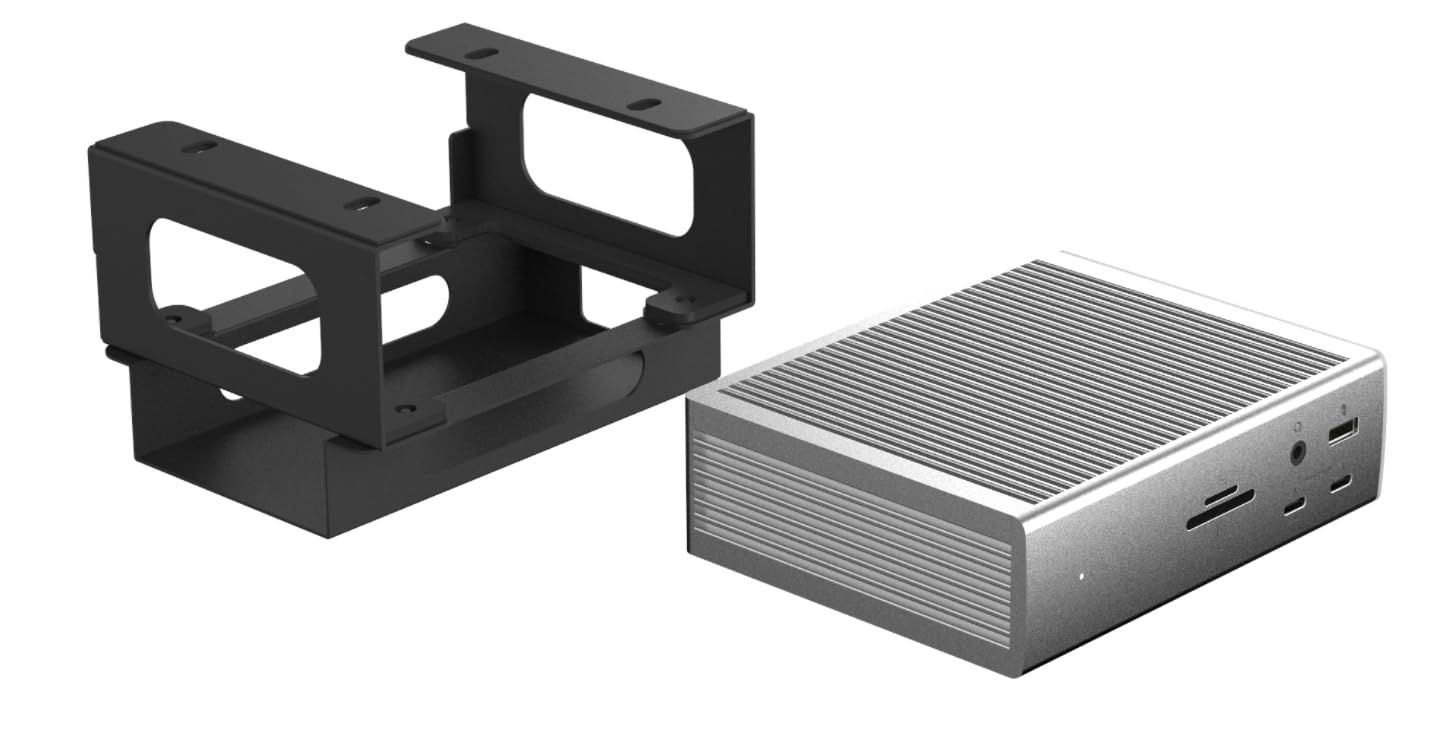 Soporte anti vuelco para Caldigit TS3 TS4 Aiweiwa base estable para evitar caídas de cables