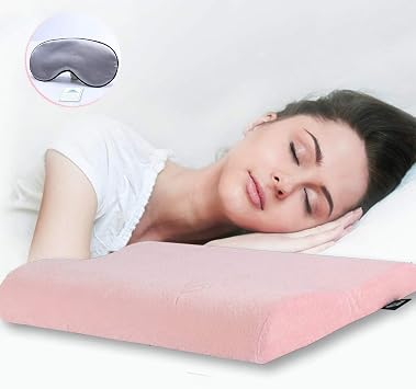 WOOLALA Ultra Thin Contour Memory Foam Pillow Bed Pillow