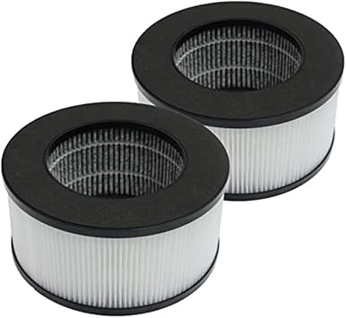 2 Pack HEPA Replacement Filter Compatible with for JINPUS 908 Air Purifier, Aldehyde Removal & Particle Filtration Replacement Accessories, Easy Install Long-Lasting Performance