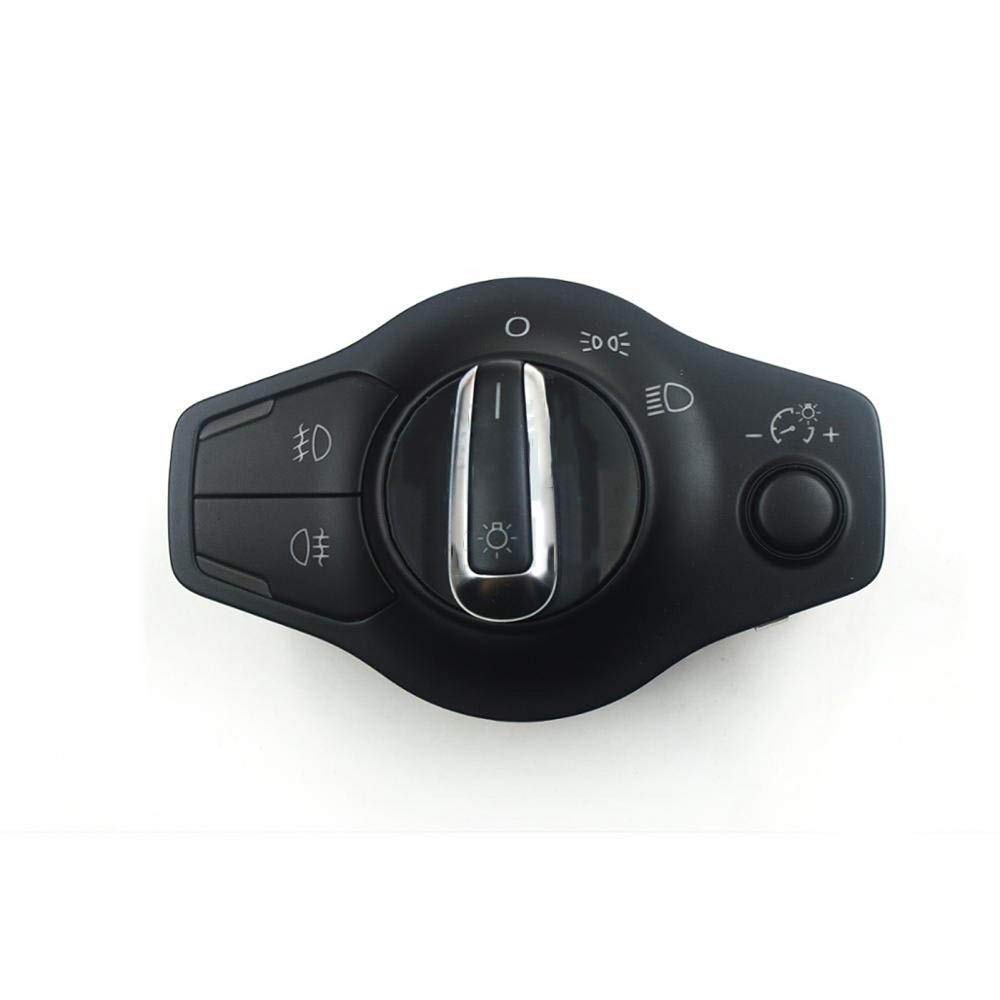 Interruttore Fari Auto Fendinebbia Faro Audi A4 B8 S4 8K0 941 531AR ABS Nero Manuale Meccanico