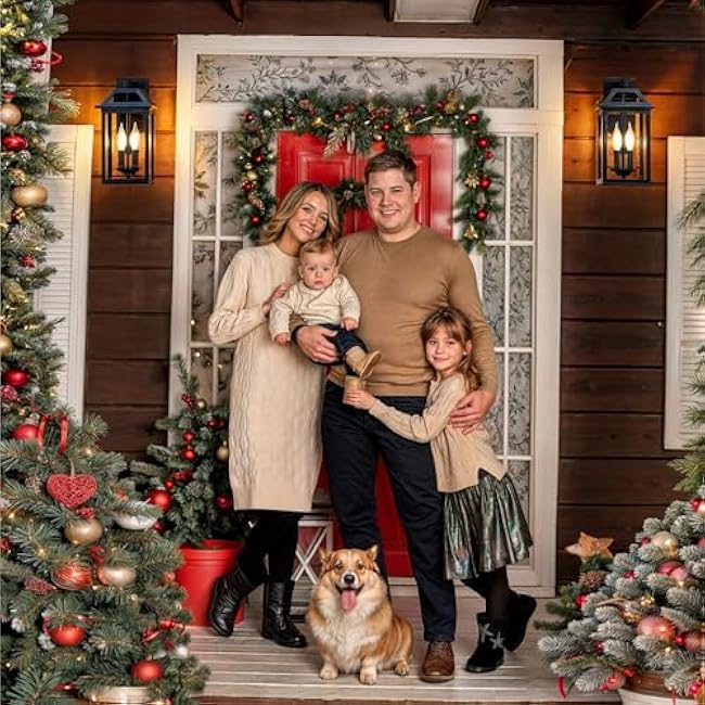 WIHTU 13.5 Exterior Light Fixture 2-Light Black Modern Wall Sconce Lamp