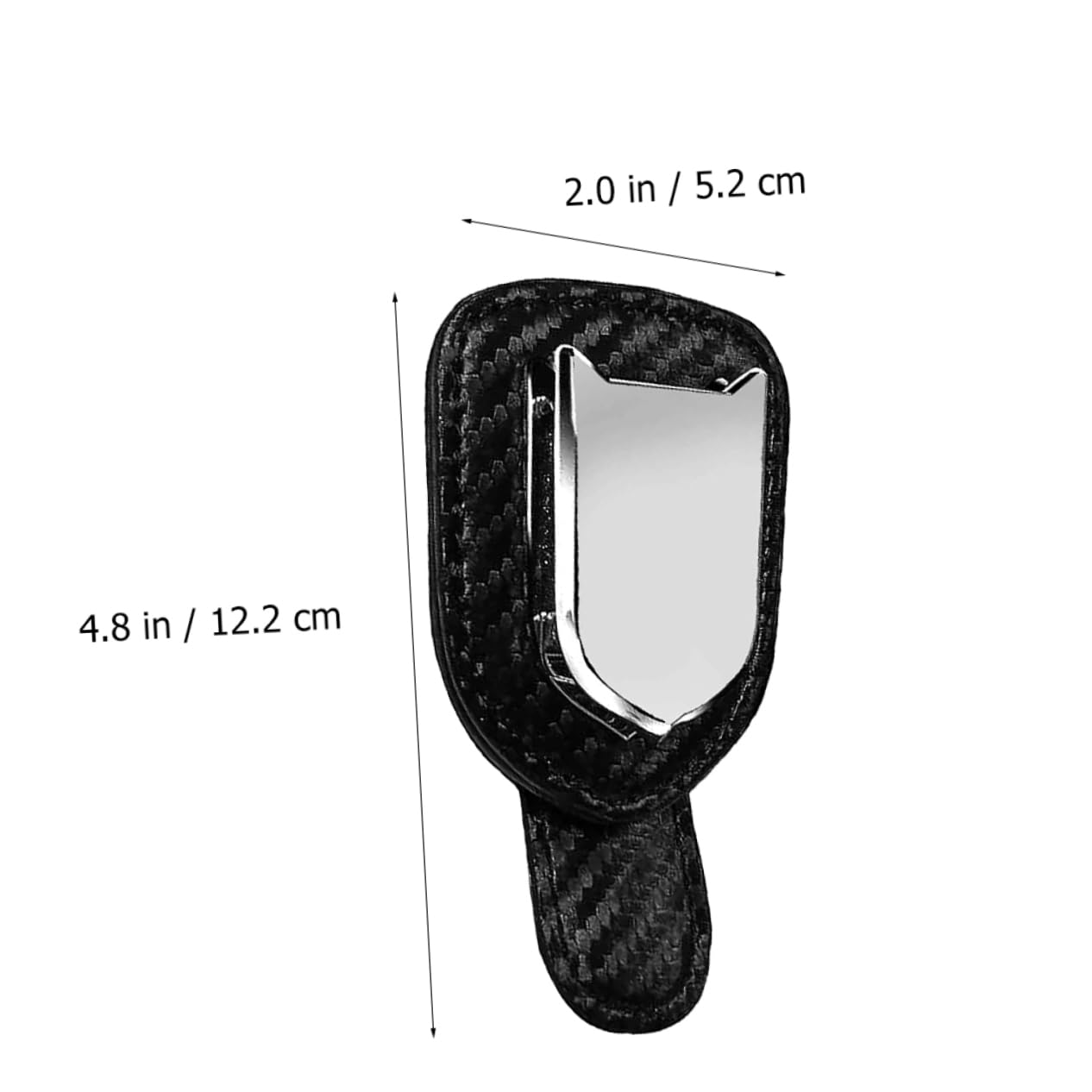 ULTECHNOVO 3stücke Praktischer Auto Sonnenbrillenhalter Aus Pu Karbonfaser- Visor Clip Für Brillen Und Karten Leicht Zu Befestigen Schockabsorbierend Und Kratzfest Für Sicheres Fahren