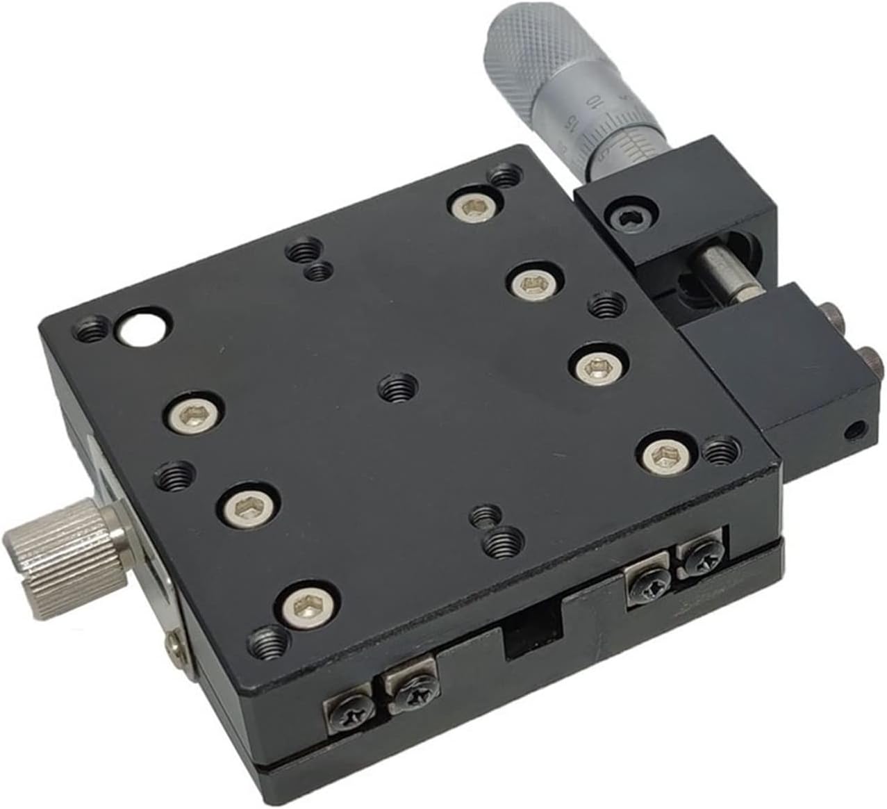Roller Table X-axis 70 * 70mm LX70-CLX70-LLX70-R Linear Platform Slide Optical Manual Displacement Platform Guide Rail Micromete