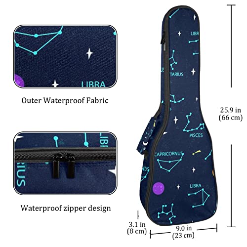 Sac de transport pour ukulélé ténor imperméable avec housse rembourrée - 4