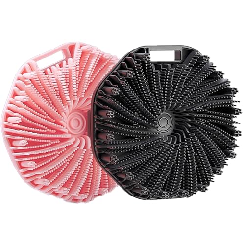 RamPula Silicone Body Scrubber, Silicone Loofah, Quick-Dry Exfoliating Body Brush for Wet or Dry...