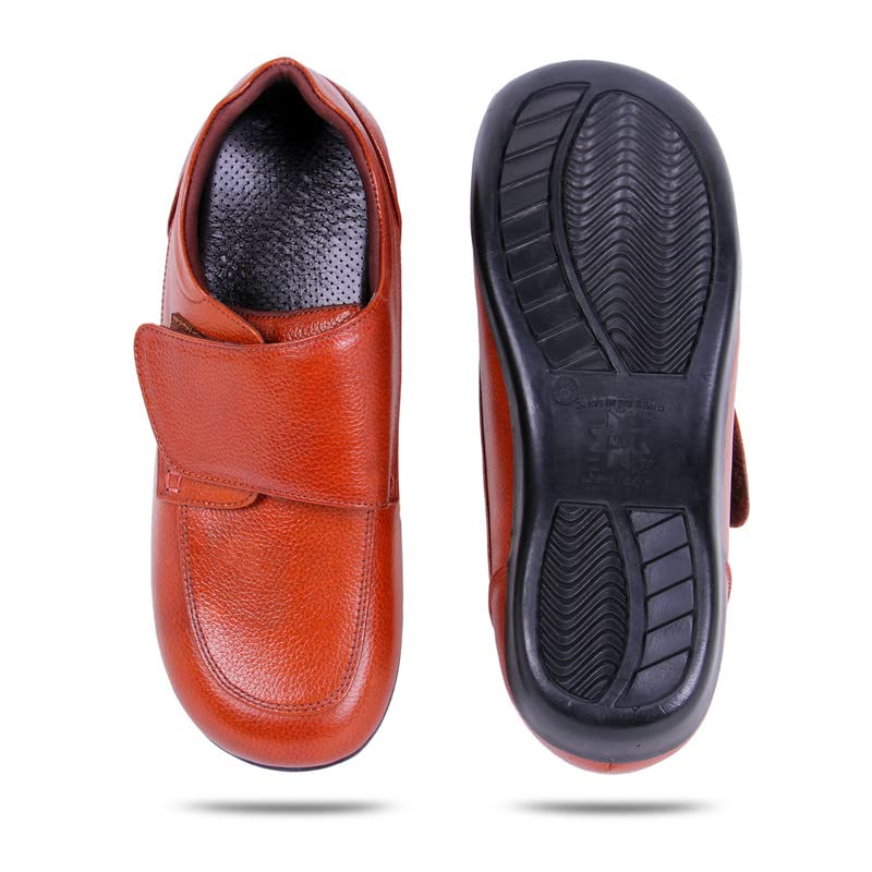 Image of M.V.DIABETES HEALTHCARE Special Diabetic Shoes for Men | Men's Diabetic & Orthopedic Shoe | Comfortable with Soft Sole Ultra-Lightweight Shoe